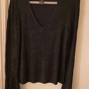 Long sleeve black top